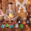 EEOCWF 15pcs Wind Up Toys for Kids, Assorted Animals Walking Jumping Clockwork Toys, Classroom Gifts Kids Birthday Party Favors Goody Bag Filler for Easter