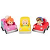CoComelon 3" Car Vehicle 3-Pack Toy Vehicle Set - Officially Licensed - JJ, Tomtom & YoYo Character Figures - Christmas Stocking Stuffer Gift for Preschoolers, Toddlers, Kids, Boys, Girls - 2+