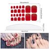 YECIRALA 20 Sheets 440 Pcs Fashion Designs Toe Nail Stickers Full Nail Wraps for Women Toenails Stickers Gel Nail Polish Stickers for Toes Nails Gel Nail Strips Stick On Nails Polish Strips Decals