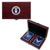 Military Gift Shop US Air Force Playing Cards & Dice in Keepsake Box - USAF Rank Insignia Cards - Air Force Gifts | Disabled USMC Vet Owned Small Business