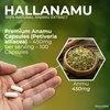 Hallusa Natural Anamu Root 450 mg - Petiveria Allicea - Anamu Capsules Organic - Immune System & Energy - 100 Capsules