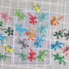 FINGOOO 24 Pcs Mini Lizard Figures, Plastic Assorted Small Lizard Fake Realistic Lizard Toy 2.4 inch for Teens Adults Prank and Prop Party Favors Little Gifts