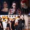 Bowitzki Clown Halloween Makeup Kit Special Effect SFX Makeup with 4 colors Face Paint, Liquid Latex, Fake Blood, Scar Wax, Applicator