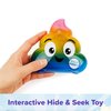 Silly Poopy's Hide & Seek by Relatable, The Talking, Singing, Rainbow Hide & Seek Toy, Stocking Stuffers for Toddlers, Hide and Seek Games, Includes 1 Toy and 2 AA Batteries