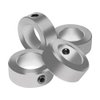 AZSSMUK 5/8" Bore Solid Steel Style Zinc Plated Set Screw Shaft Collars for Lawn Tractor,Garage Doors