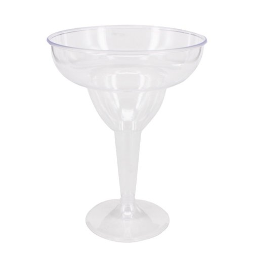 Belinlen 18 Count 11oz Clear Hard Plastic Margarita Glasses/Party Cups Wedding Parties Cocktail Cups