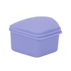 Retainer Case,ANGGREK Trapezoid Retainer Case Travel Portable Denture Mouth Guard Storage Box for Home Office(Purple)