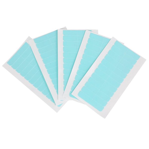 60 Pieces Hair Extension Tape Strong No-Residue Bonding Double Sided Adhesive Tape In Extension Replacement Tape 4cm*0.8cm