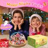 LEFJUBAW Make Your Own Night Light with Music, Unicorn DIY Kits for Girls Night Light USB Upgrade Edition Unicorn Toys, Arts and Crafts Lamp Project for Girls, Gifts for 4 5 6 7 8 9 10 Year Old Girl