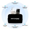 Gentlehomme Facial Kit - Pouch, Facial Cream & Cleanser for Men, Face Essentials for Travel, Men's Travel Skincare Set - Includes Facial Cream (1.8 oz), Exfoliating Face Wash Booster (3.4 oz) & Pouch