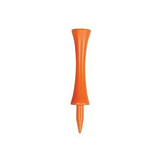 Golf Tees Etc 2 3/4" Orange Plastic Step Down Golf Tees (100 Count)