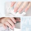 GAOY Slip Solution Set for Poly Gel Nails, 145ml Anti-stick Gel Liquid with Nail Art Brush, for Building Extension Gel Nails
