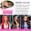 mengkai 28 Inch Straight Lace Front Wigs Human Hair Glueless Lace Front Wigs Human hair Pre Plucked with Baby Hair 13x4 Straight Lace Frontal Wigs Human Hair HD Lace Front wigs Human Hair