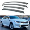 Fits for 2016-2020 Kia K5 Optima 4 Door Sedan Chrome Trim Smoke Tinted Window Visors Rain Guards Deflector