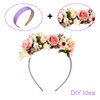 ACO-UINT Purple Headbands for Women, Satin Head Bands for Women's Hair Wide Headbands, Non-silp Thick Headbands Hair Accessories for Women