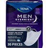 Tena Men Overnight Incontinence Protective Guard, Bladder Control, Discrete, Overnight Absorbency, 30 Count