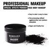 BOBISUKA Makeup Special Effects Dirt Powder for Halloween Makeup Theme Party Wedding Movies Stage Performances Cosplay(0.78 oz)(Charred Ash)