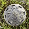Cryptic Creative Silver Eye Tyrant Decision Coin D2 Heads-Tails - Yes-No RPG LARP