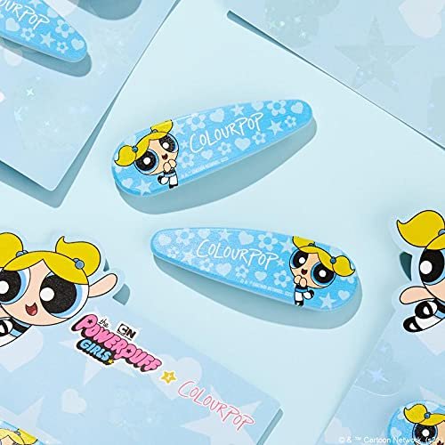 Colourpop Powerpuff Girls &quot;Bubbles&quot; Hair Clips - Blue Set of 2