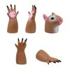 AQKILO Squirrel Finger Puppet Set, Animals Puppet Show Theater Props, Novelty Toys Weird Stuff Gifts