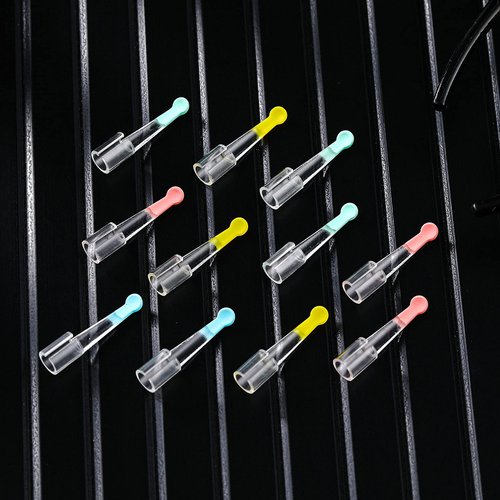 12 Pieces Ear Spoon Replacement Accessories Set for 3.5 mm Otoscope Plastic Ear Cleaner Tips Reusable Ear Spoon Tips Ear Wax Removal Tool Replacement for Kids Family Ear Health Care, 4 Colors