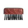 Brush Cleaner with Nylon Bristles in Light Maple Wood Handle, Made in Europe