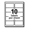 Avery Printable Shipping Labels with Sure Feed, 2" x 4", White, 500 Blank Mailing Labels (8363)