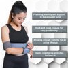 WC shoulder support brace arm slings shoulder immobilizer, youth shoulder brace- Shoulder stabilizer Compression Brace rotator cuff surgery sling, left-right arm sling-Size4 (41-45) inches