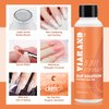 VIARAND Slip Solution Poly Gel 4oz, Anti-stick Poly Gel Nail Solutions with Gel Nail Brush, Glass Cup, Easy DIY Extension Poly Nail Gel