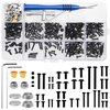 Vgoohobby 357Pcs Universal M2 M2.5 M3 RC Screws Kit Screw Fasteners Gasket Repair Tool Set Compatible with MN D90 D91 MN99S WPL C14 C24 B24 B36 1/12 1/16 RC Car