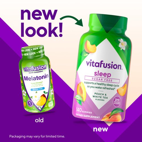 Vitafusion Melatonin Gummy Vitamins, 140 Count (Pack of 1)