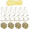 15 Pcs Cheetah Party Supplies Leopard Hanging Swirls Whirls Animal Print Party Decorations Cheetah Whirls for Birthday Baby Shower Jungle Animal Themed Party Graduation Wedding Celebration