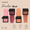 Mented Cosmetics Made in Italy, Cruelty Free Makeup, Vegan, Paraben Free, Shimmer Cheek Blush Palette for Face, Powder Face Blush for Women with Vitamin E, 0.2oz/7g, Clay too Much
