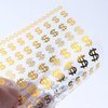 8 Sheets Money Dollar Nail Art Stickers Nail Adhesive Sticker Interesting Nail Decals Holographic 3D Gold Nail Art Design Acrylic Nails Supplies Decoration for Women Girls Manicure Tips Nails Art