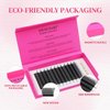 Lash Extensions YY Eyelash Extensions 0.07mm Thickness D Curl Lashes Mix 8-15mm YY Lashes Soft Lash Trays Pestañas Pelo a Pelo Natural Matte black False Eyelashes Individual Lashes(YY-0.07-D,8-15mm)