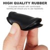 20 Pieces Piggy Bank Plug Piggy Bank Stopper Cover Black Rubber Saving Box Plug Rubber Rubber Round Plug,37 mm/ 1.45 inches in Diameter