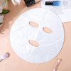 COMNICO Reusable Silicone Face Mask Holder Set, Moisturizing Sheet Masks Holder Rubber Face Mask Cover Beauty Face Tool Prevent Evaporation Falling with 1pcs Storage box and 100pcs Cling film sticker