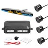 GoolRC Car Parking Sensor Rear Reversing Radars System with 4 Parking Sensors LED Light Distance Display Warning Buzzer Distance Detection