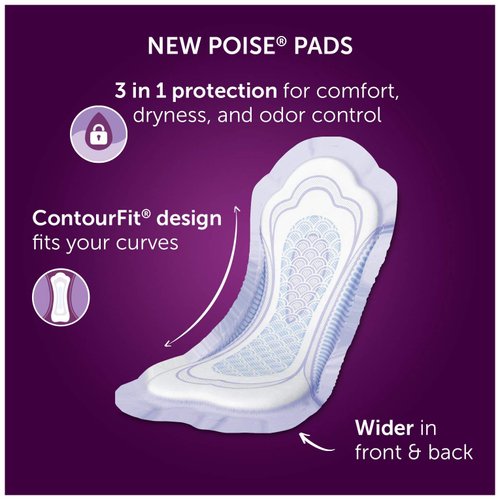 Poise Ultra Thin Pads - 30 ea