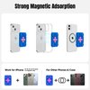 Lawonda Magnetic Suction Cup Phone Mount for MagSafe Case, Sticky Grip Anti-Slip Hands-Free Shower Phone Holder for iPhone 16/15/14/13/12, Removable Hands-Free Selfie/Video for Women Girl Teen, Pink