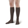Ames Walker AW Style 166 Men's Travel 15-20 mmHg Moderate Compression Knee High Socks Brown Medium
