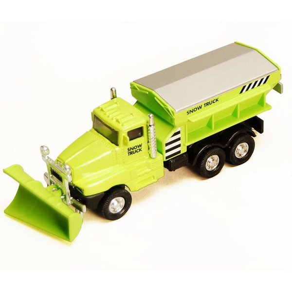 Playmaker Toys 5" Diecast Snow Plow Trucks (Green)