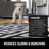 Gorilla Grip Extra Strong Rug Pad Gripper, Grips Keep Area Rugs Safe and in Place, Thick, Slip and Skid Resistant Pads for Hard Floors Under Carpet Mat Cushion and Hardwood Floor Protection 2x3 FT