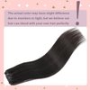 Clip in Hair Extensions Real Human Hair Natural Black Hair Extensions Clip In Human Hair 20inch 120g 7pcs Straight Remy Clip in Hair Extensions Real Human Hair