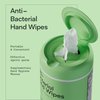 Biopure Antibacterial Hand Wipes | Fresh Morning Breeze- Antibacterial Wipes With Aloe and Vitamin E Formula | 5 X 7 Inch Wet Wipes Cannister | No Parabens, sulfates or Phthalates, Kills 99% of Germs, Pack of 3