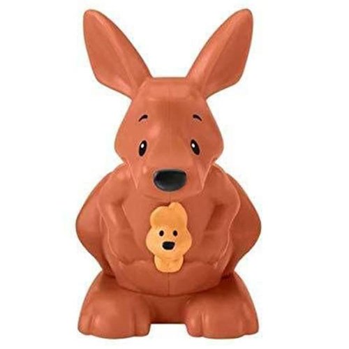 Little People Replacement Part for Fisher-Price Zoo and Safari Dollhouse Playset GFL22 - Replacement Brown Kangaroo Figure