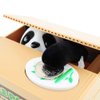 Piggy Bank Stealing Coin Cat Box Can Electronic Money Bank Saving Box ATM Bank Safe Locks Panda Smart Voice Prompt Money Piggy Box Great Gift for Any Child (Panda)