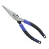 IDEAL Electrical 35-3038 Long Nose Plier – 8.5 in., Plier with Smart Grip Handles, Cutter, Serrated Jaws