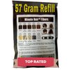 Hair Building Fibers White 57 Grams (2 oz) Minute Hair Refill Hair Loss Concealer That You Can Use for Your Bottles From Competitors Like Toppik, Xfusion (White)