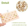 Bird Chewable Keyboard Toy Wooden Parrot Chewing Toy Parrot Foraging Toy Bird Foraging Toy Parrot Biting Toy Bird Chewing Toy Bird Cage Accessories Bird Wooden Block Chewing Toy for Parrot